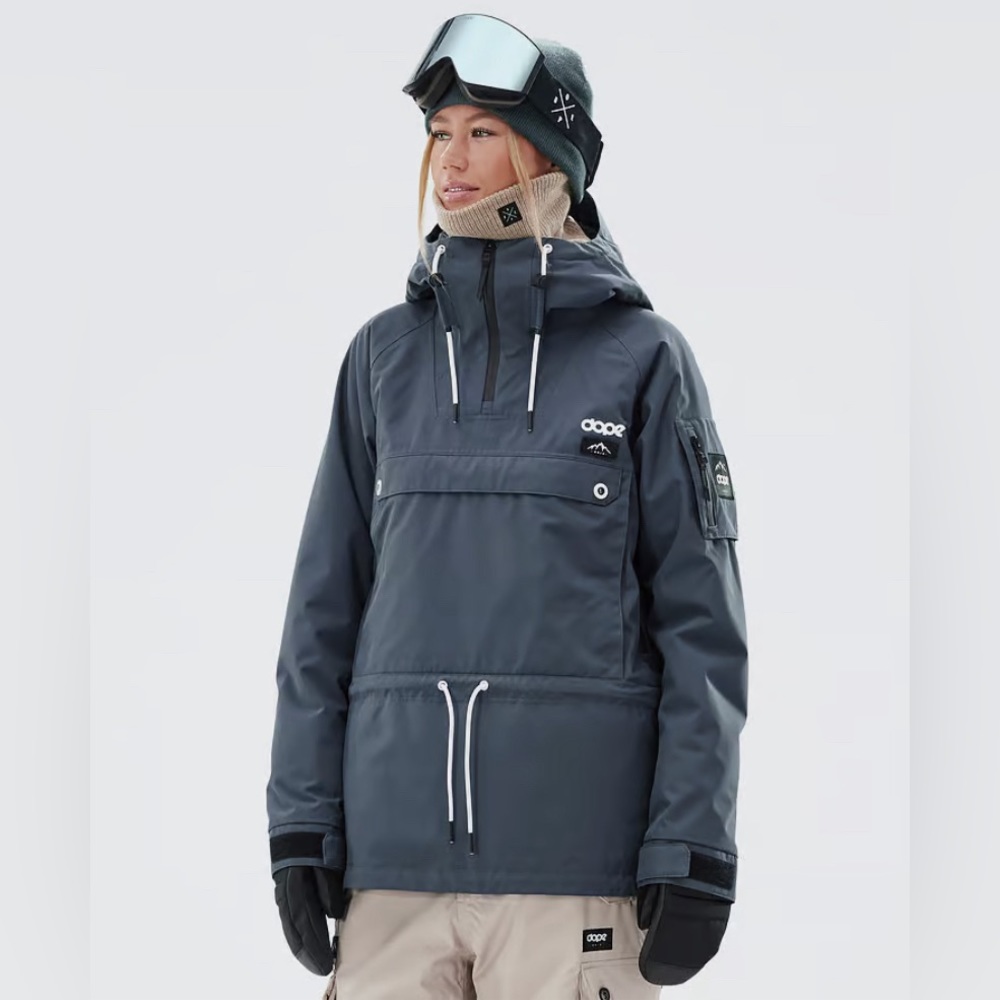 Annok W Snowboard Jacket Women Metal Blue